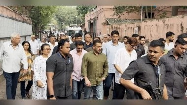 Entertainment News | Salman Khan Attends Pankaj Dheer's Funeral, Pays Final Tribute to Late Actor
