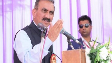 India News | HP CM Sukwinder Singh Sukhu Announces 3 Pc DA for Government Employees