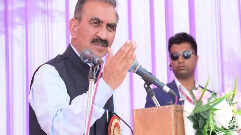 India News | HP CM Sukwinder Singh Sukhu Announces 3 Pc DA for Government Employees