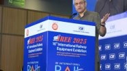 India News | Union Minister Ashwini Vaishnaw Inaugurates 16th International Railway Equipment Exhibition-2025