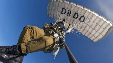 India News | DRDO's Indigenous Military Combat Parachute System Successfully Tested at 32,000 Feet Altitude