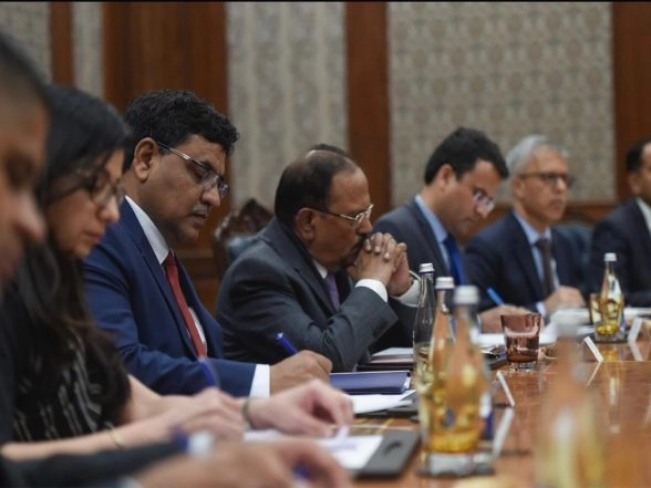 World News | NSA Ajit Doval Holds Security, Defence Talks with Kyrgyz Counterpart in Bishkek