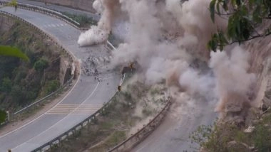 India News | J-K: Three Boulders Blasted to Widen Jammu-Srinagar National Highway