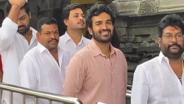 Entertainment News | Actor Kiran Abbavaram Visits Tirumala Temple Ahead of K-Ramp Release