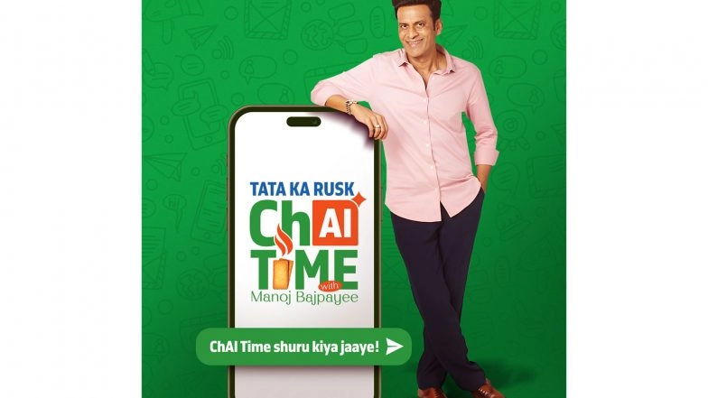Business News | Tata Soulfull Revolutionizes Tea-Time with No Maida Rusk and WhatsApp-Powered Celebrity Bot Campaign Featuring Manoj Bajpayee