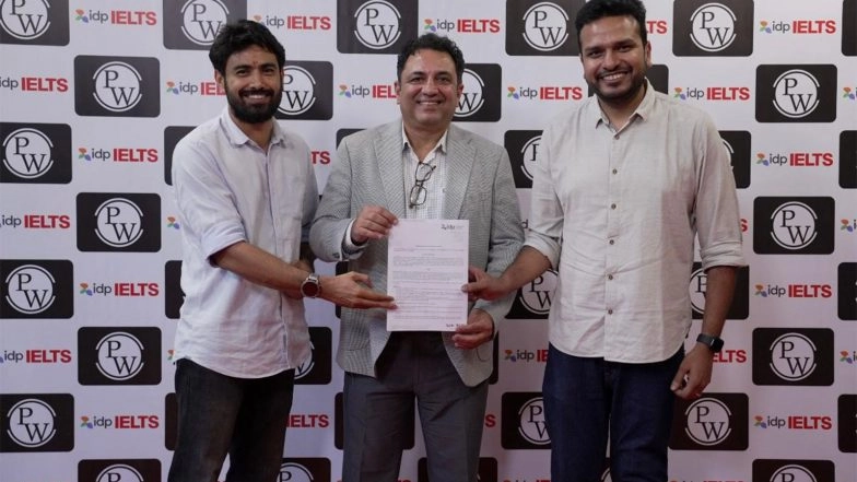 Business News | PhysicsWallah(PW) and IDP Sign MoU to Support Global Education Aspirations of Students with IELTS Support