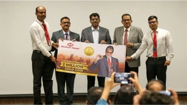 Business News | Muthoot Aurum Crosses Two Million Gold Coin Sales Milestone Across India