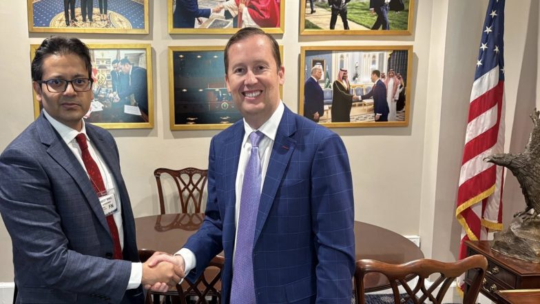 World News | Muhammad Yunus's Special Envoy Meets US Ambassador-designate to India Sergio Gor