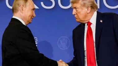 World News | US President Trump Holds 'lengthy' Call with Russian Counterpart Putin Ahead of Meeting with Zelensky