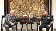World News | COAS Gen Dwivedi, Polish Counterpart Discuss Strengthening Defence Cooperation at UNTCC in Delhi