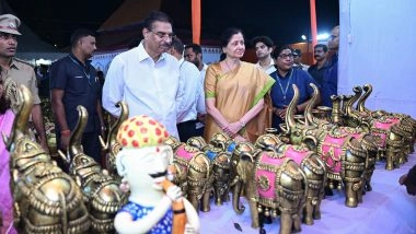 India News | Odisha Governor Promotes 'Vocal for Local', Buys Handicrafts Ahead of Diwali at Adivasi Mahotsav