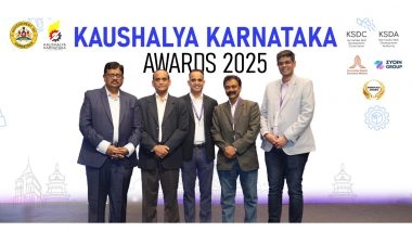 Business News | Workplace Awards Joins Hands With SDEL, Govt of Karnataka, To Honour Corporate Skilling Excellence at Kaushalya Karnataka Awards 2025