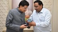 Business News | Vijay Shekhar Sharma Showcases Made-in-India AI Soundbox to Piyush Goyal, Reaffirms Commitment to Atmanirbhar Bharat