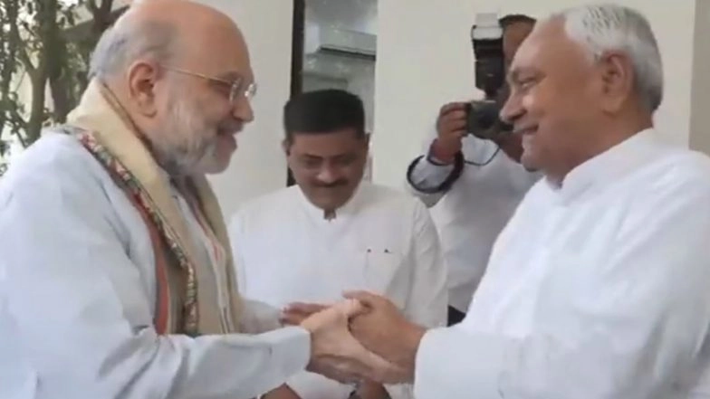 India News | Amit Shah Meets CM Nitish Kumar Ahead of Bihar Polls