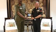 World News | India-Uganda Discuss Enhancing Defence Cooperation Through Professional Military Education