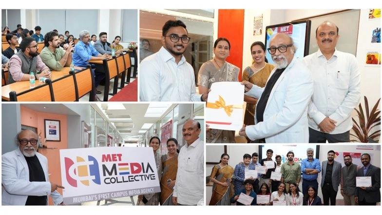 Business News | History Made: Mumbai's 1st Campus Media Agency at MET IMM