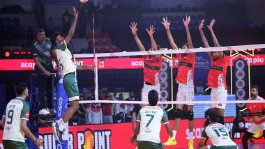 Sports News | PVL 2025: Bengaluru Torpedoes Set for Tough Test Against Hosts Hyderabad Black Hawks