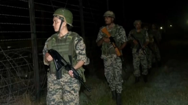India News | J-K: BSF on High Alert at International Border Ahead of Deepawali
