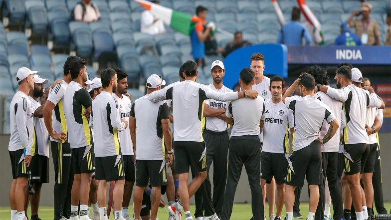 Sports News | Team India Practices Ahead of 1st ODI Against Australia in Perth