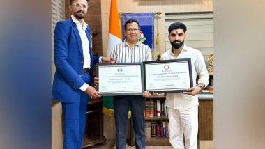 Business News | World Records Community Recognizes Rahul Chosla from Surat for Dual World Records in Wooden Stick Spinning