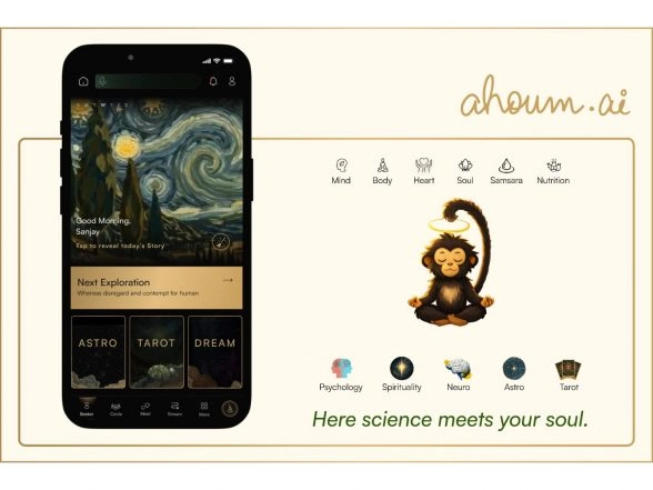 Business News | Ahoum.ai, World's First Spiritual AI Launches Promising 'Hyper-Personalized Growth'