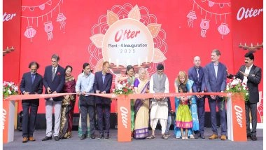 Business News | Otter Controls India Unveils USD 4.5 Million Manufacturing Facility in Pune, Creating 1,000 New Jobs and Boosting Production Capacity by 75 Percent