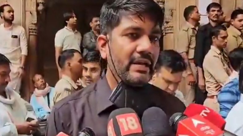 India News | Mathura: Banke Bihari Temple's Treasury Opened After 54 Years Under Strict Arrangements