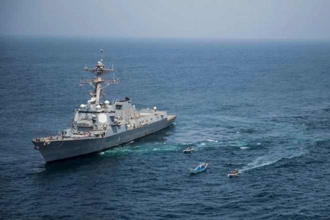 World News | UK Ship Catches Fire in Gulf of Aden After Projectile Strike, Investigation Under Way