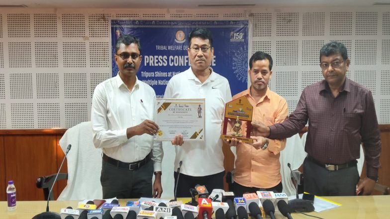 India News | Tripura Bags Three Prestigious National Awards for Excellence in Tribal Welfare Initiatives