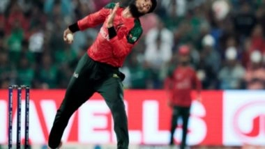 Sports News | Rishad Hossain Registers Best Spell by Bangladesh Spinner as Hosts Beat WI by 74 Runs in 1st ODI