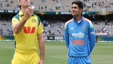 Sports News | 1st ODI: Australia Opts to Bowl Against India; Nitish Reddy Makes Debut