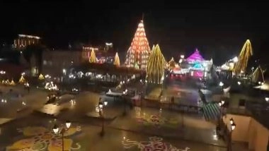 Entertainment News | Artists Create 50,000 Sq Ft Rangoli at Ujjain's Shri Mahakaleshwar Temple Ahead of Deepotsav