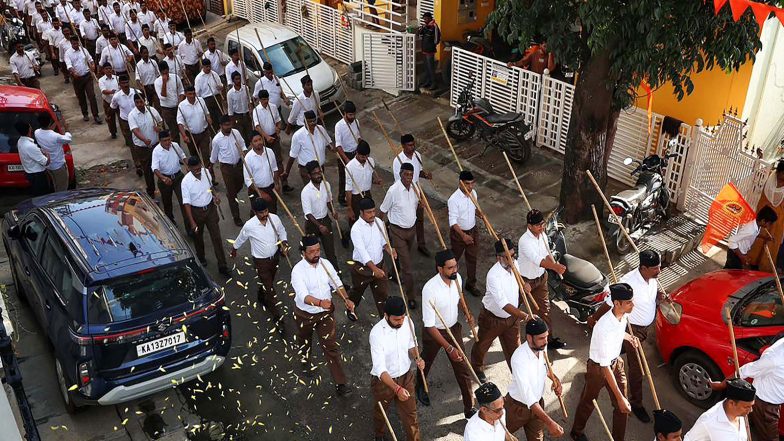India News | Karnataka HC Directs RSS to File Fresh Petition for Route March in Chittapur on Nov 2