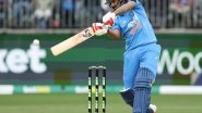 Sports News | Rahul, Axar, Nitish Take India to 136/9 Against Australia at Perth in Rain-hit First ODI
