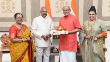 India News | VP Meets Former President Ram Nath Kovind, Exchange Diwali Greetings