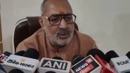 India News | Giriraj Singh Defends 'Namak Haram' Remark, Says No Discrimination in Government Schemes
