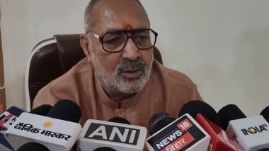 India News | Giriraj Singh Defends 'Namak Haram' Remark, Says No Discrimination in Government Schemes