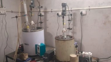 India News | Madhya Pradesh: NCB Busts Illegal Alprazolam Manufacturing Lab in Ratlam; Two Apprehended with Drugs Worth Rs 3.44 Crore