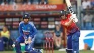 Sports News | Heather Knight Celebrates 300th International with a Century as England Post 288/8 Against India