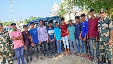 India News | BSF Intensifies Vigil; Apprehends 21 Illegal Migrants, Including 11 Bangladeshi and 10 Rohingyas in Tripura