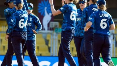 Sports News | ICC Women's World Cup: Heartbreak for India as England Seal Game by 4 Runs in Indore