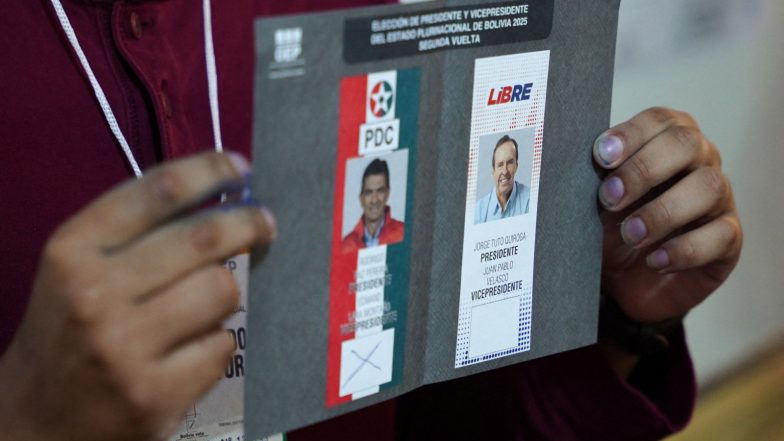World News | Polls Open in Bolivia's Presidential Run-off as Country Faces Deepening Crisis