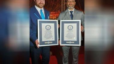 India News | UP: Ayodhya Sets 2 Guinness World Records with over 26 Lakh Diyas, Largest Saryu Aarti During Deepotsav 2025