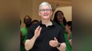 Entertainment News | Apple CEO Tim Cook Extends Diwali Greetings with 'diyas' Captured on IPhone