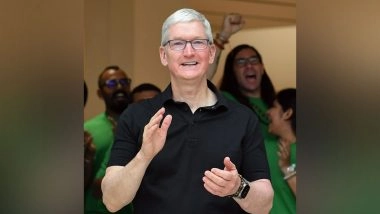 Entertainment News | Apple CEO Tim Cook Extends Diwali Greetings with 'diyas' Captured on IPhone