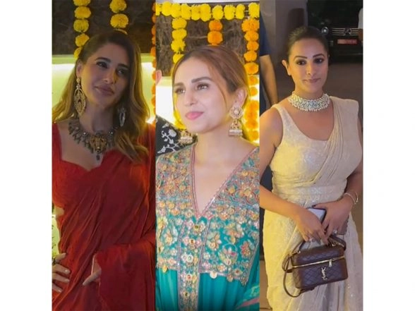 Entertainment News | Ektaa Kapoor Diwali Bash: Huma Qureshi, Nargis Fakhri, Arjun Bijlani, Anita Hassanandani, Karan Kundrra, Tejasswi Prakash Others Shine in Traditionals