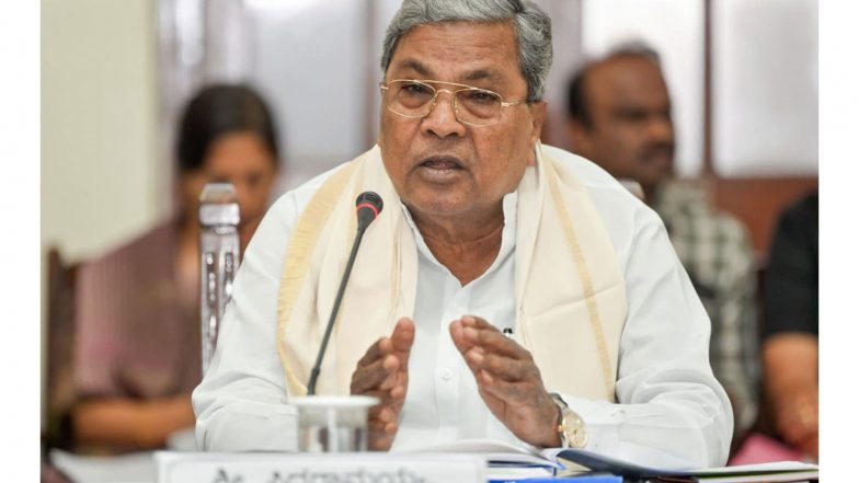 India News | To Build an Equal Society, Those Who Have Should Give to Those Who Have Not: Karnataka CM Siddaramaiah