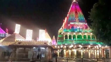 India News | Diwali Celebrated with Special Bhasma Aarti at Ujjain's Mahakaleshwar Temple