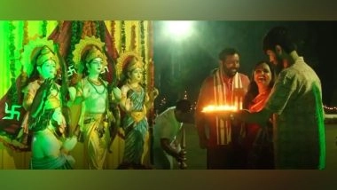 India News | Haryana: CM Nayab Saini Celebrates Diwali with Family, Prays for Happiness and Prosperity of State