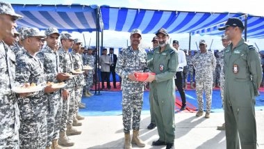 India News | Air Chief Marshal AP Singh Visits Ladakh During Diwali, Lauds IAF and Army Personnel for Their Dedication